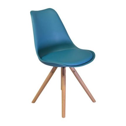 CHAISE SCANDINAVE BLEU